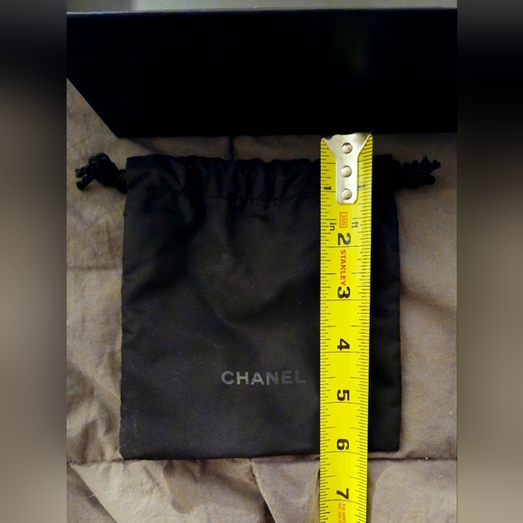 Chanel Empty Gift Box Dust Bag Pink Ribbon Insert Tags Chance Perfume 34 FL OZ - Picture 12 of 15